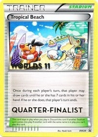 Image for Tropical Beach - BW28 (Worlds 11) [Quarter-Finalist] (BW28) [Black and White Promos] - Pokemon
