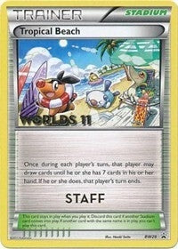 Image for Tropical Beach - BW28 (Worlds 11) [Staff] (BW28) [Black and White Promos] - Pokemon