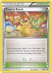 Image for Tropical Beach - BW50 (Worlds 12) [Staff] (BW50) [Black and White Promos] - Pokemon