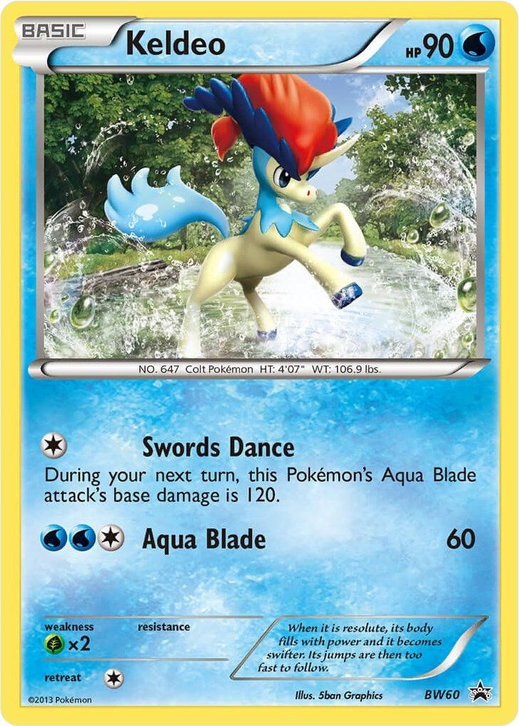 Image for Keldeo - BW60 (BW60) [Black and White Promos] - Pokemon