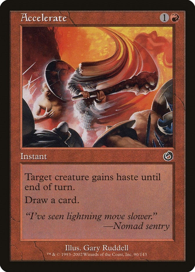 Image for Accelerate (90) [Torment] - Magic: The Gathering