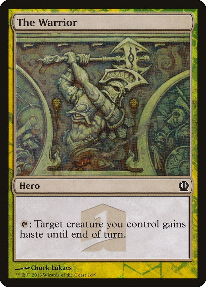 Image for The Warrior (1d) [Hero's Path Promos] - Magic: The Gathering