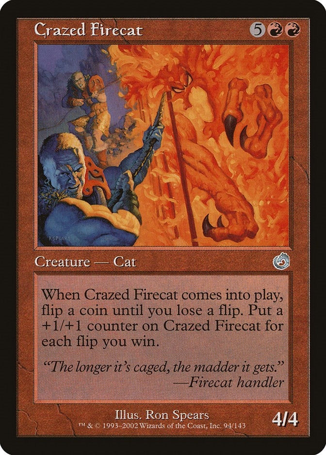 Image for Crazed Firecat (94) [Torment] - Magic: The Gathering