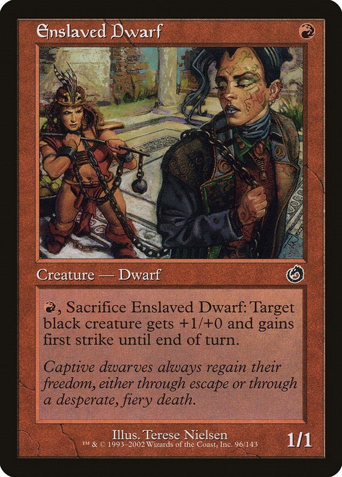 Image for Enslaved Dwarf (96) [Torment] - Magic: The Gathering