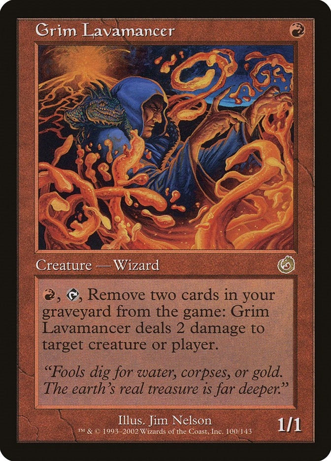 Image for Grim Lavamancer (100) [Torment] - Magic: The Gathering