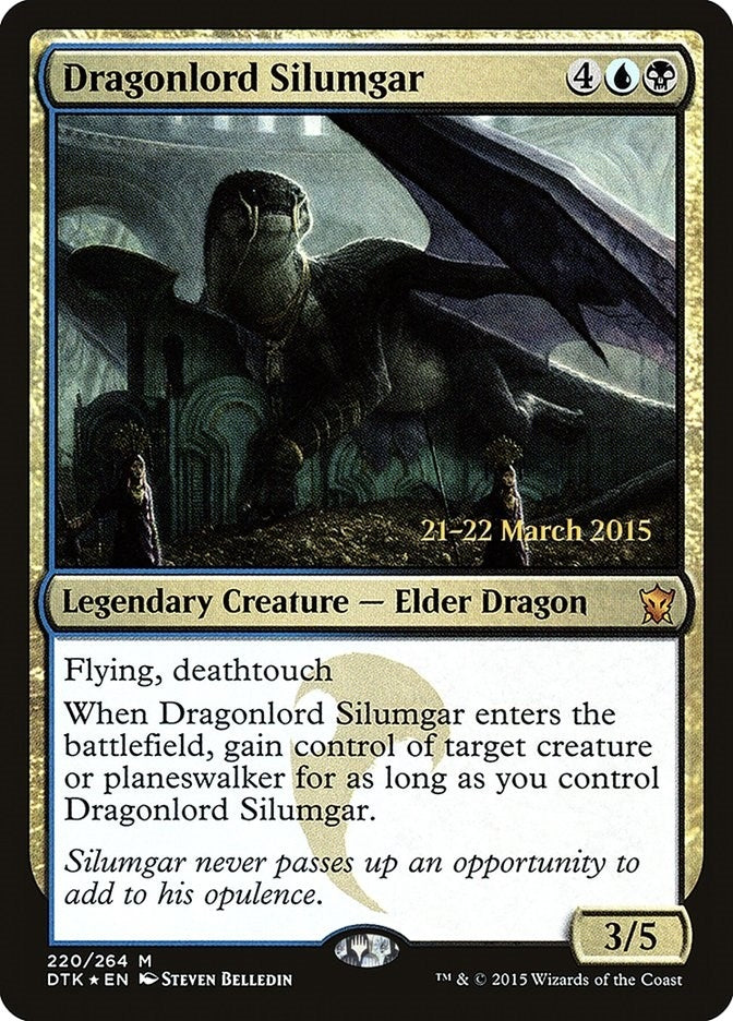 Image for Dragonlord Silumgar (220) [Prerelease Cards] - Magic: The Gathering