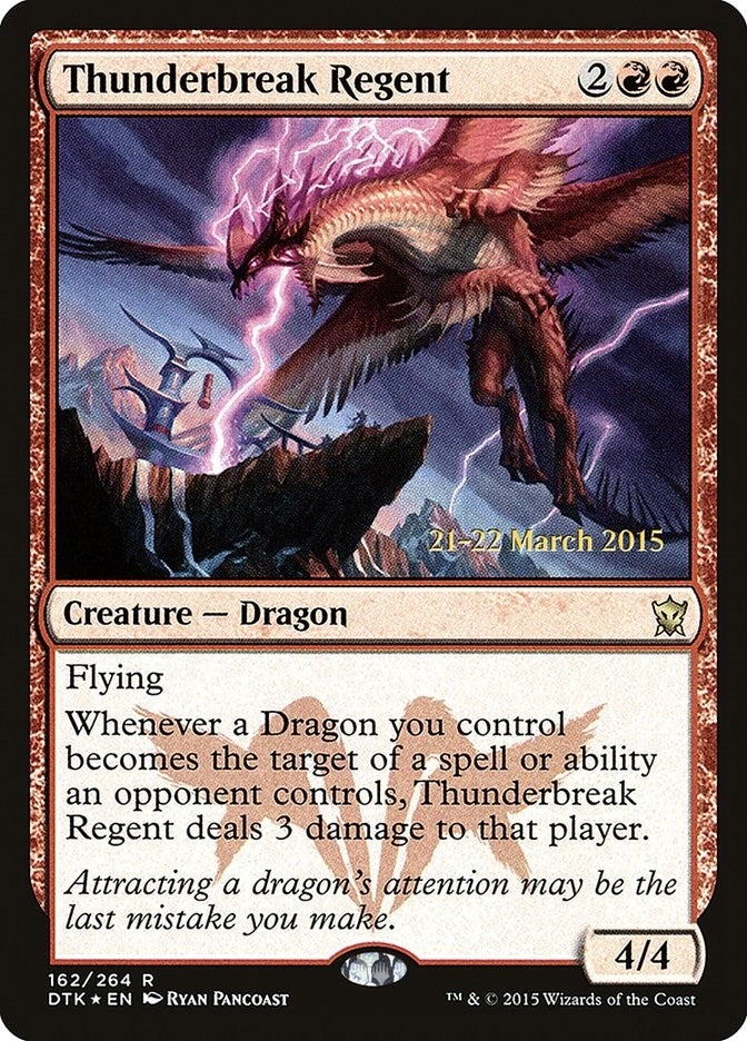 Image for Thunderbreak Regent (162) [Prerelease Cards] - Magic: The Gathering