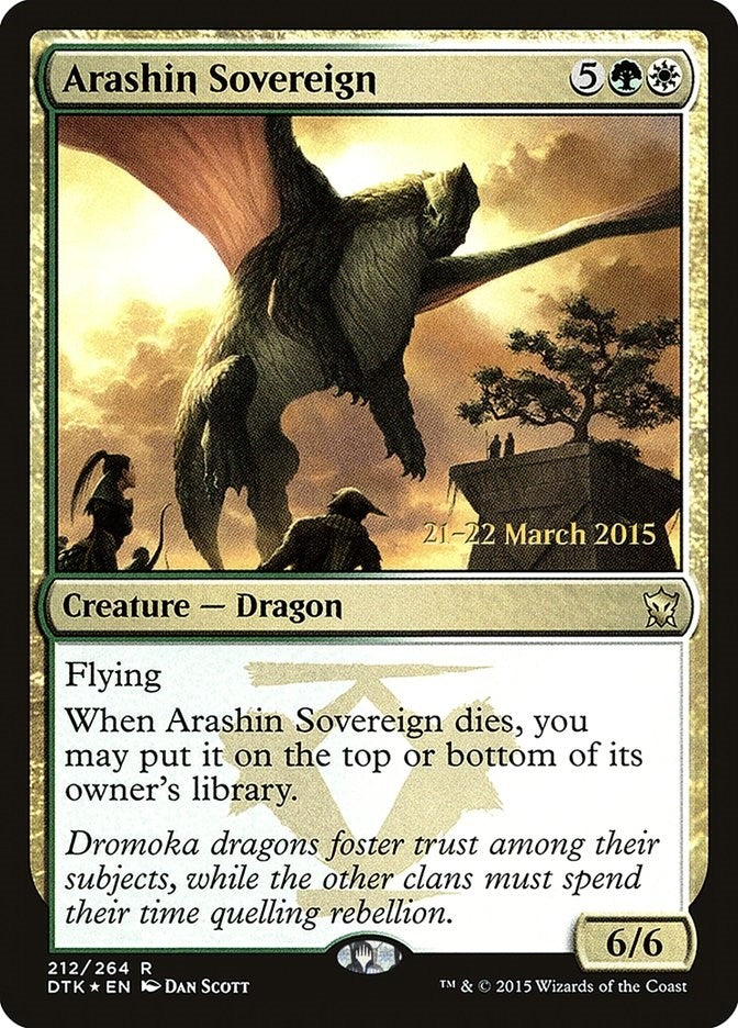 Image for Arashin Sovereign (212) [Prerelease Cards] - Magic: The Gathering