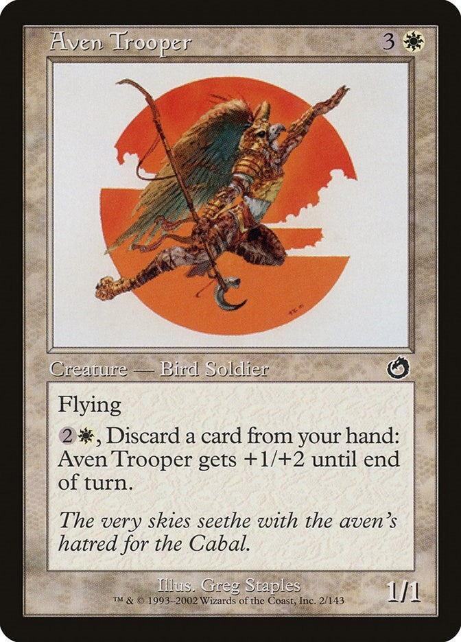 Image for Aven Trooper (2) [Torment] - Magic: The Gathering