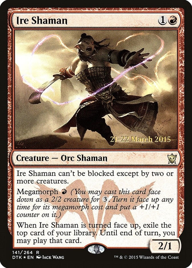 Image for Ire Shaman (141) [Prerelease Cards] - Magic: The Gathering