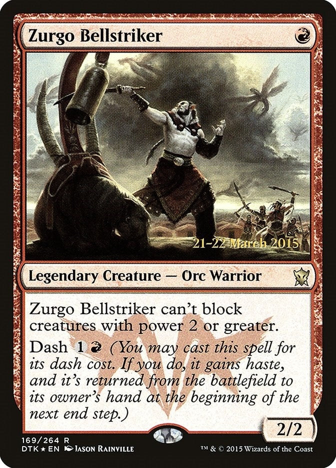 Image for Zurgo Bellstriker (169) [Prerelease Cards] - Magic: The Gathering