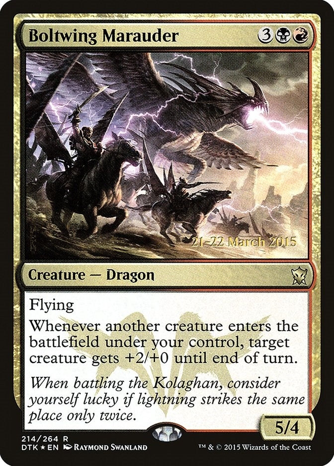 Image for Boltwing Marauder (214) [Prerelease Cards] - Magic: The Gathering