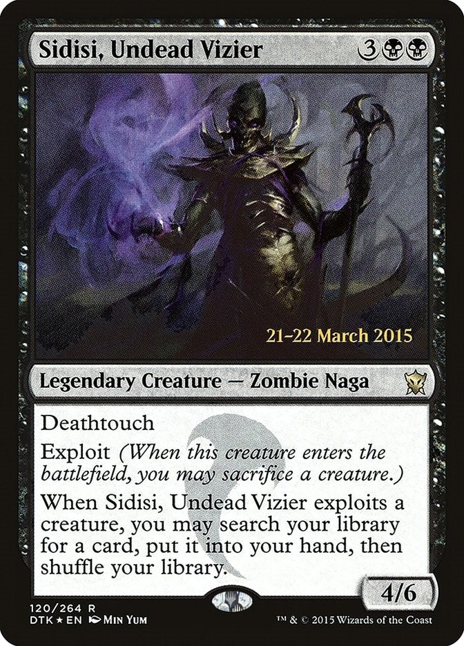 Image for Sidisi, Undead Vizier (120) [Prerelease Cards] - Magic: The Gathering