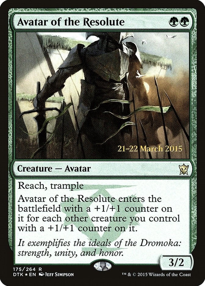 Image for Avatar of the Resolute (175) [Prerelease Cards] - Magic: The Gathering