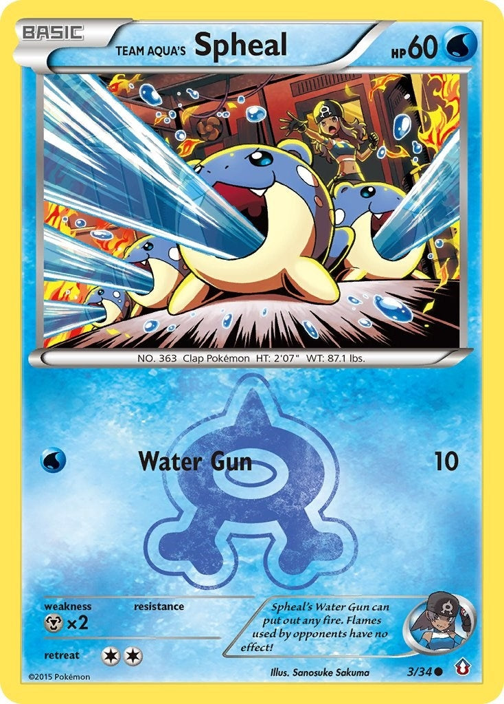 Image for Team Aqua's Spheal (3/34) [Double Crisis] - Pokemon