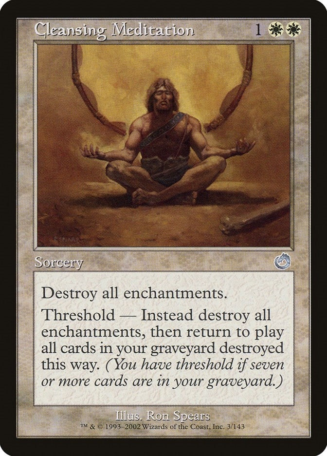 Image for Cleansing Meditation (3) [Torment] - Magic: The Gathering