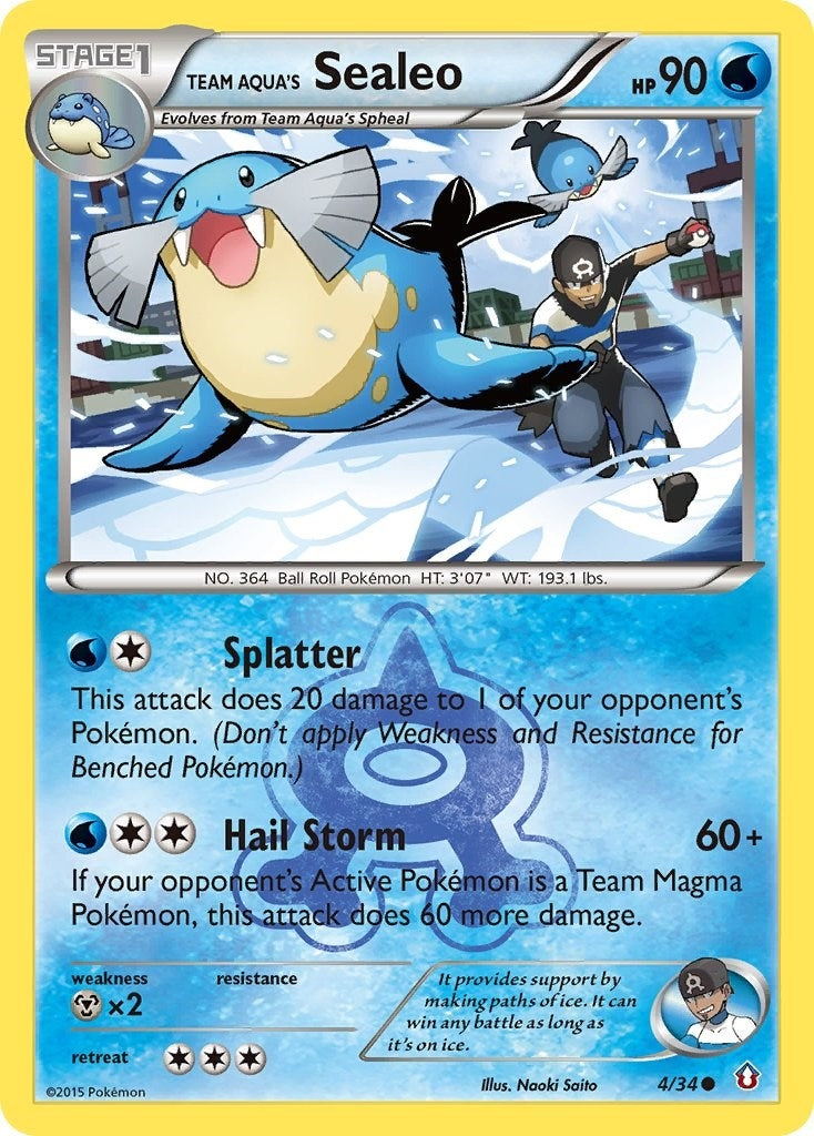 Image for Team Aqua's Sealeo (4/34) [Double Crisis] - Pokemon