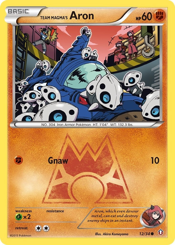 Image for Team Magma's Aron (12/34) [Double Crisis] - Pokemon