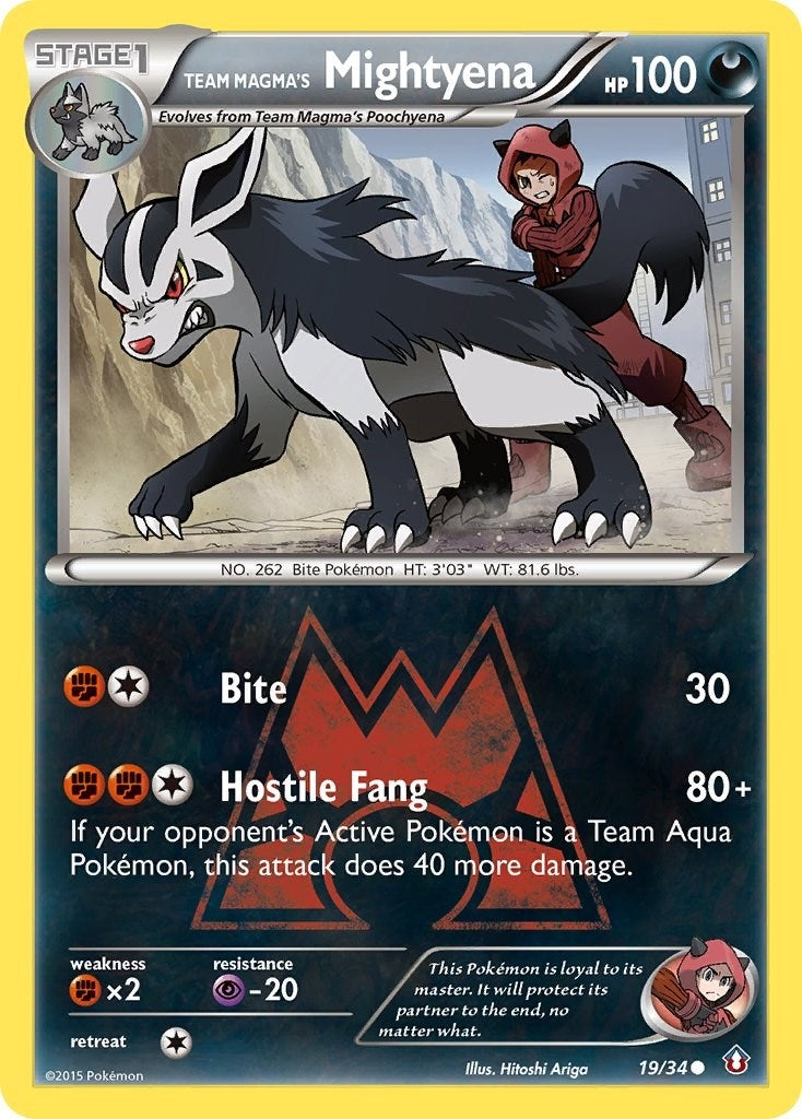 Image for Team Magma's Mightyena (19/34) [Double Crisis] - Pokemon