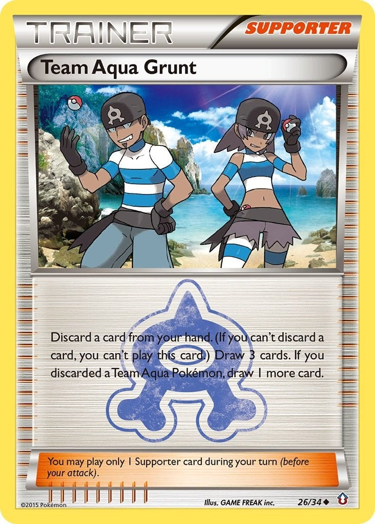 Image for Team Aqua Grunt (26/34) [Double Crisis] - Pokemon