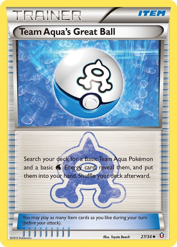 Image for Team Aqua's Great Ball (27/34) [Double Crisis] - Pokemon