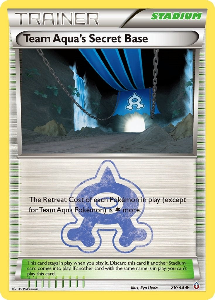 Image for Team Aqua's Secret Base (28/34) [Double Crisis] - Pokemon