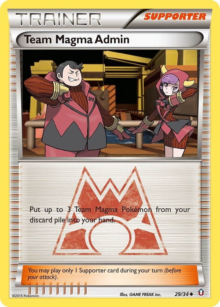 Image for Team Magma Admin (29/34) [Double Crisis] - Pokemon