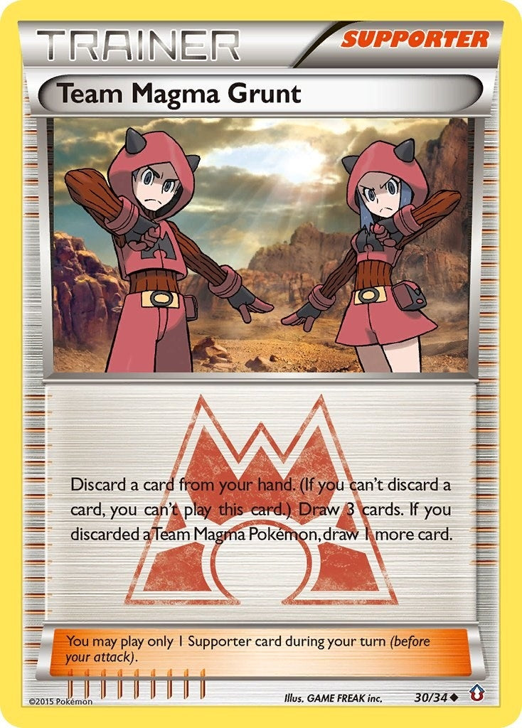 Image for Team Magma Grunt (30/34) [Double Crisis] - Pokemon