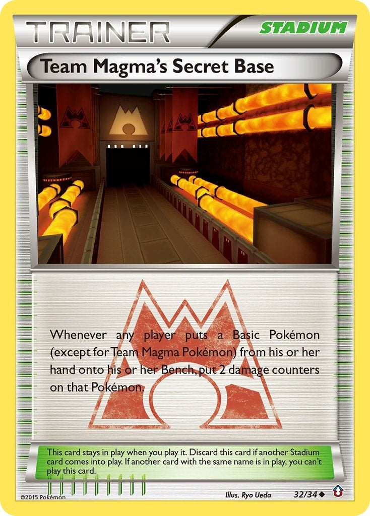Image for Team Magma's Secret Base (32/34) [Double Crisis] - Pokemon