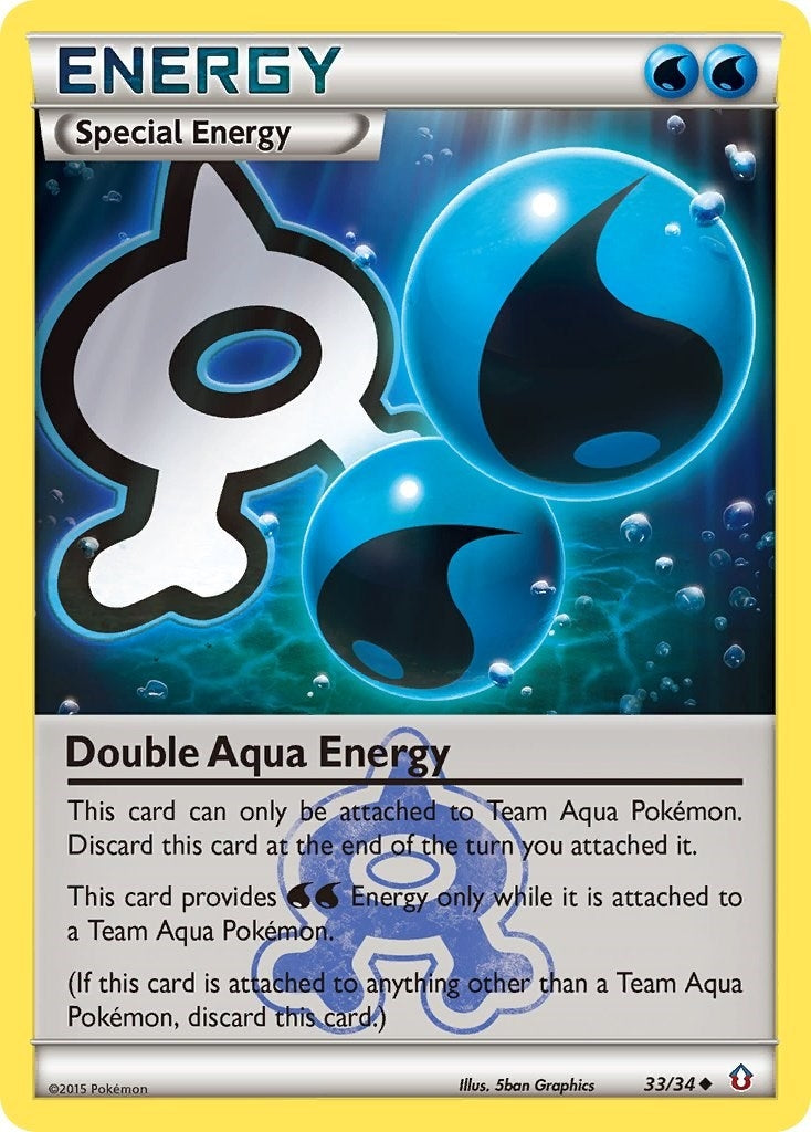 Image for Double Aqua Energy (33/34) [Double Crisis] - Pokemon