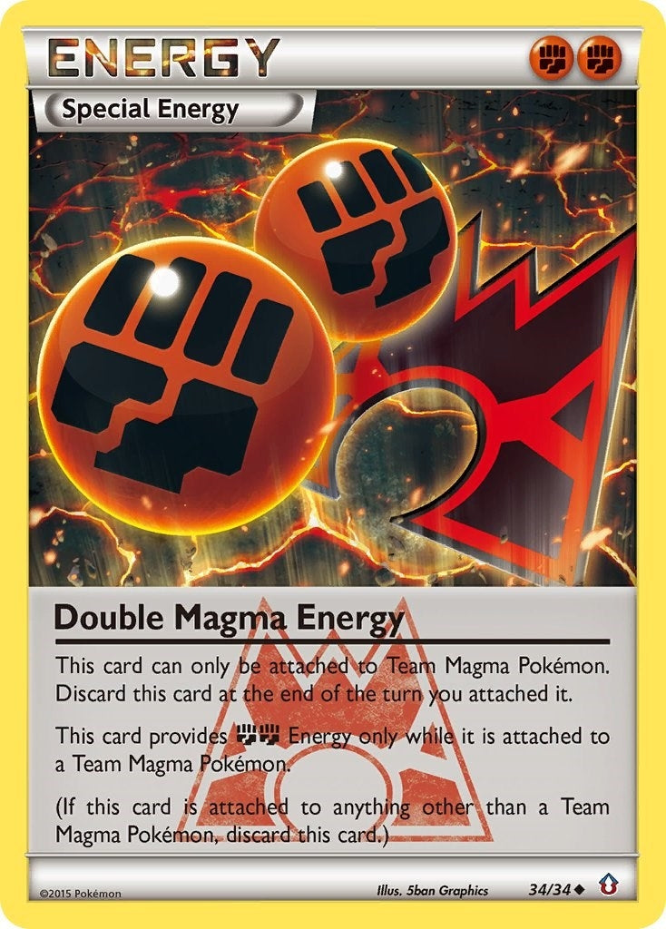 Image for Double Magma Energy (34/34) [Double Crisis] - Pokemon