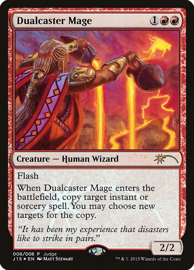 Image for Dualcaster Mage (6) [Judge Promos] - Magic: The Gathering
