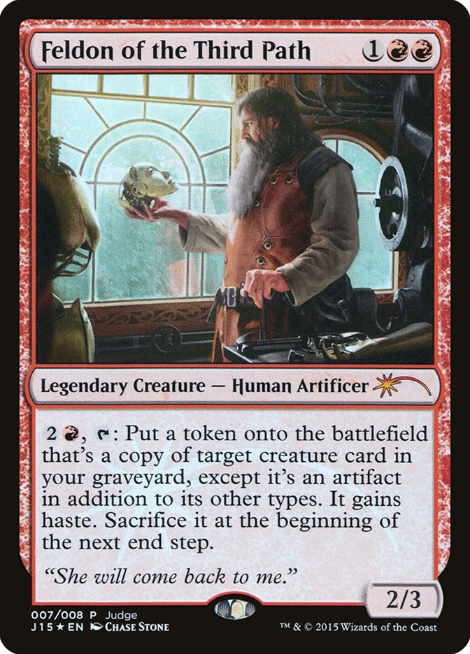 Image for Feldon of the Third Path (7) [Judge Promos] - Magic: The Gathering
