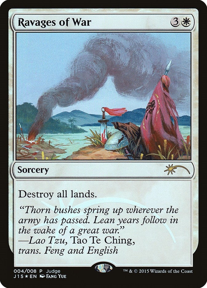 Image for Ravages of War (4) [Judge Promos] - Magic: The Gathering