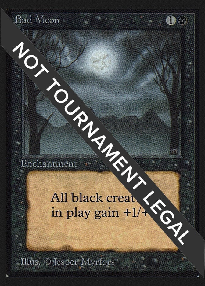 Image for Bad Moon (IE) [International Edition] - Magic: The Gathering
