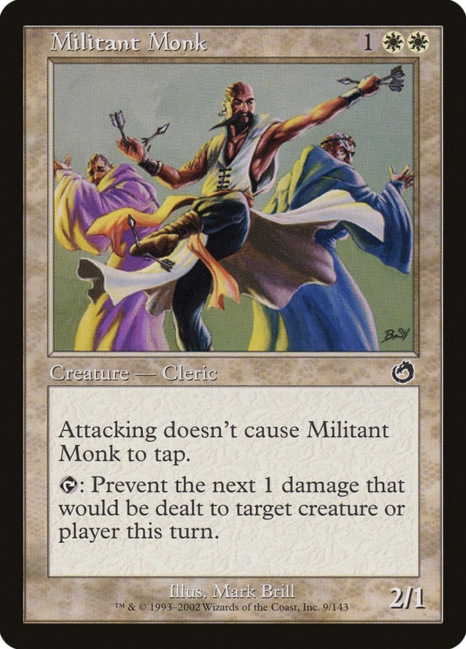 Image for Militant Monk (9) [Torment] - Magic: The Gathering