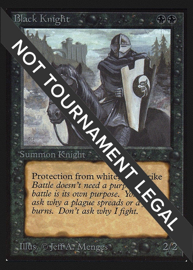 Image for Black Knight (IE) [International Edition] - Magic: The Gathering