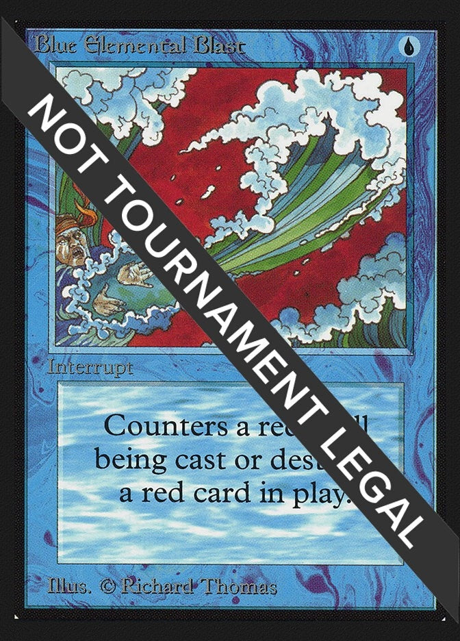 Image for Blue Elemental Blast (IE) [International Edition] - Magic: The Gathering