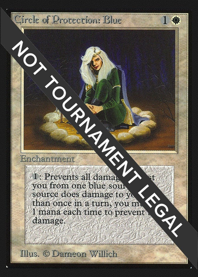 Image for Circle of Protection: Blue (IE) [International Edition] - Magic: The Gathering
