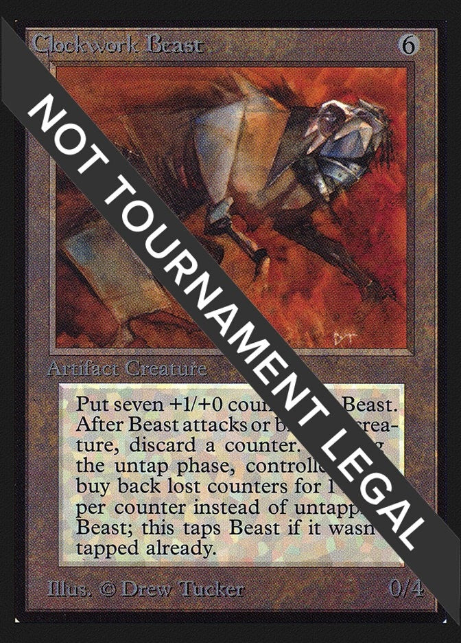 Image for Clockwork Beast (IE) [International Edition] - Magic: The Gathering