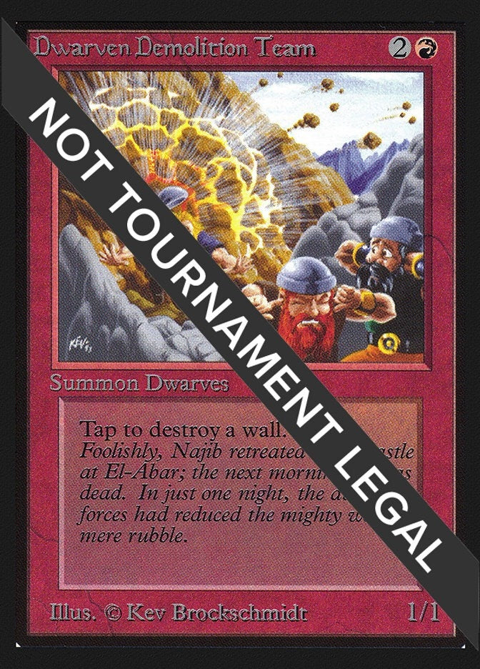 Image for Dwarven Demolition Team (IE) [International Edition] - Magic: The Gathering