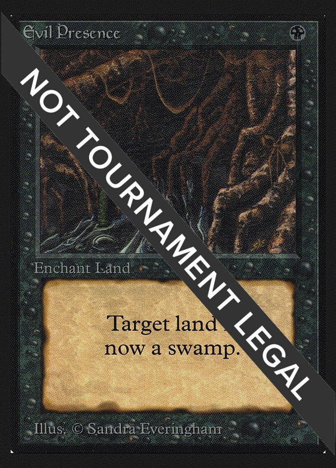 Image for Evil Presence (IE) [International Edition] - Magic: The Gathering