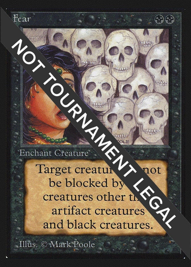 Image for Fear (IE) [International Edition] - Magic: The Gathering