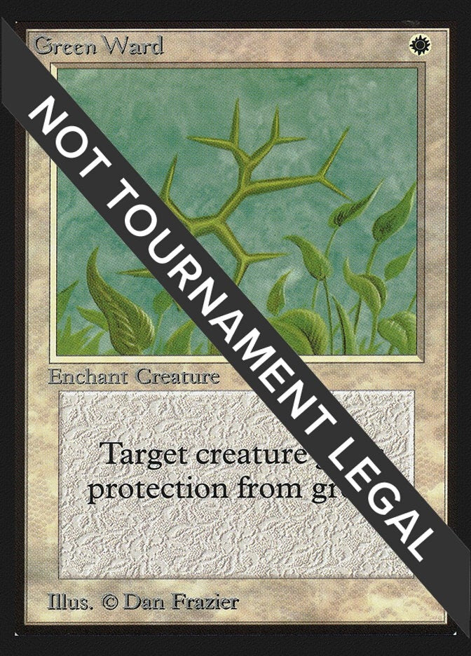Image for Green Ward (IE) [International Edition] - Magic: The Gathering