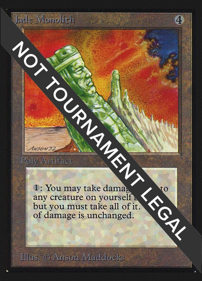 Image for Jade Monolith (IE) [International Edition] - Magic: The Gathering
