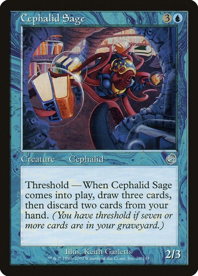 Image for Cephalid Sage (29) [Torment] - Magic: The Gathering