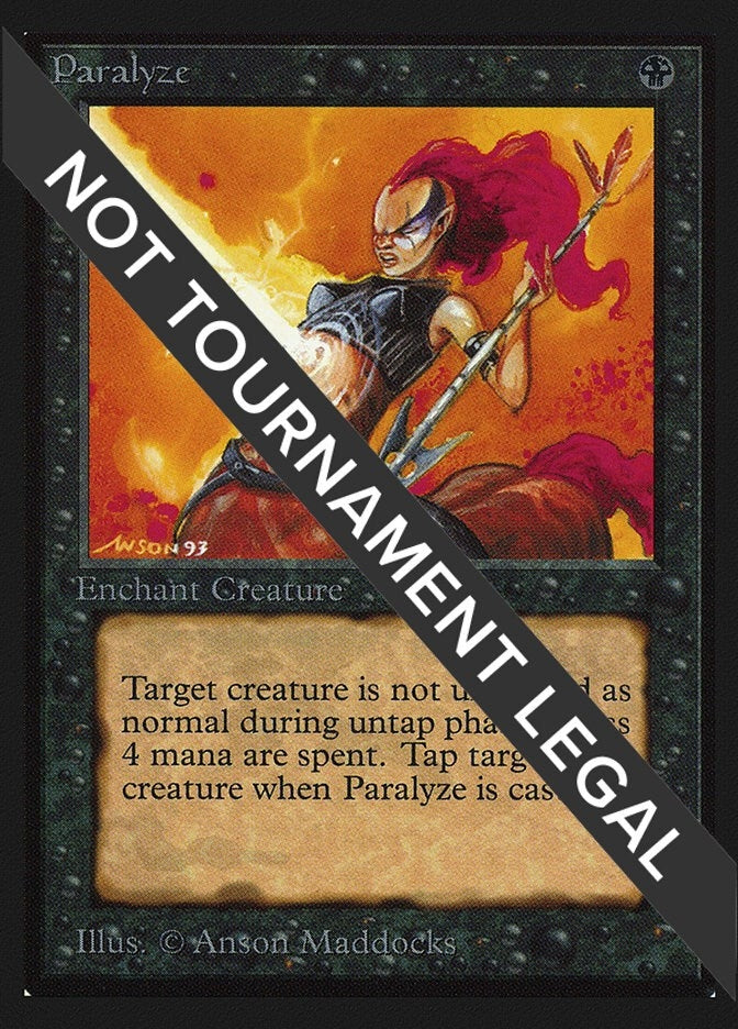 Image for Paralyze (IE) [International Edition] - Magic: The Gathering