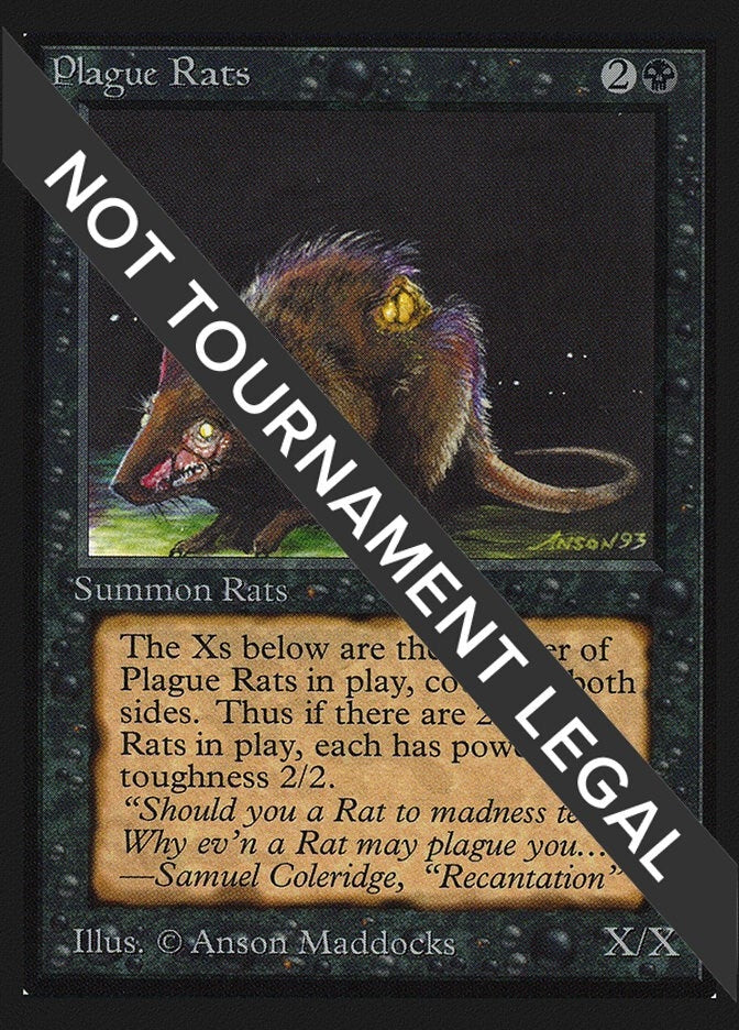 Image for Plague Rats (IE) [International Edition] - Magic: The Gathering
