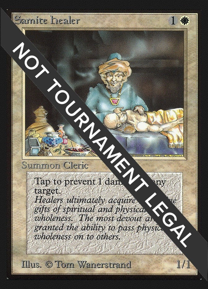 Image for Samite Healer (IE) [International Edition] - Magic: The Gathering