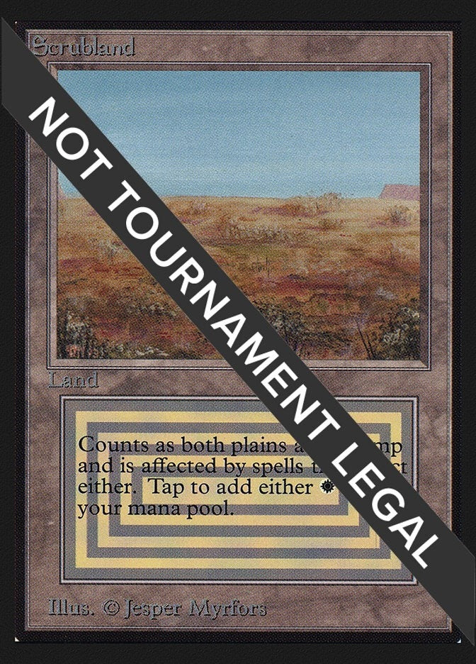 Image for Scrubland (IE) [International Edition] - Magic: The Gathering